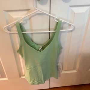NWT Lululemon Align waist length tank. Size 6. Mint color.